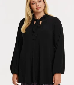 YOEK Dames Tuniek met lange mouwen black Sale