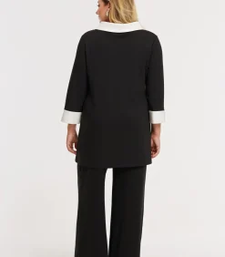 YOEK Dames Tuniek print black Outlet
