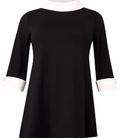 YOEK Dames Tuniek print black Outlet