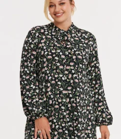 YOEK Dames Tuniek print black Hot