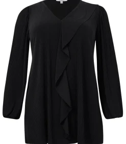 YOEK Dames Tuniek wijde pasvorm black