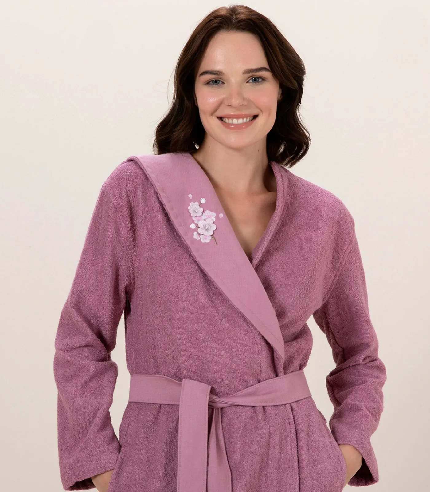 Chakra Damesbadjas Benitta Orchidee - L pink Best