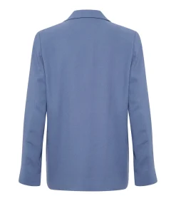 Soaked in Luxury Damesblazer met lange mouwen Shirley blue Sale