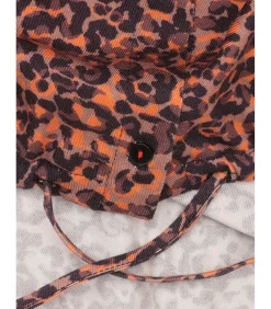 J&JOY Damesblouse met luipaardprint en zakken multicolor Clearance