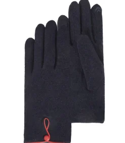 ISOTONER Dameshandschoenen in wol Navy navyBlue Discount
