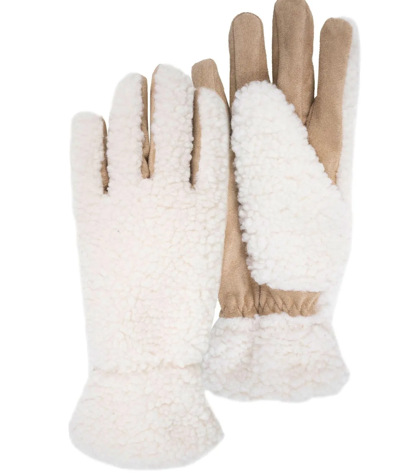 ISOTONER Dameshandschoenen sherpa crème creme Discount