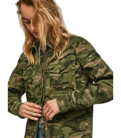 Pepe Jeans Damesjas Adele green Hot