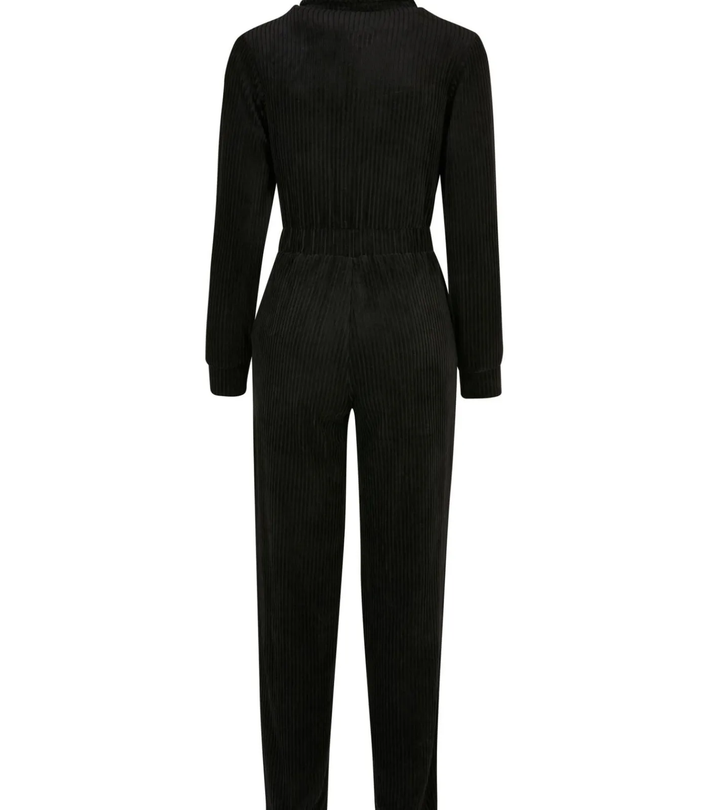 Urban Classics Damesjumpsuit in corduroy GT black