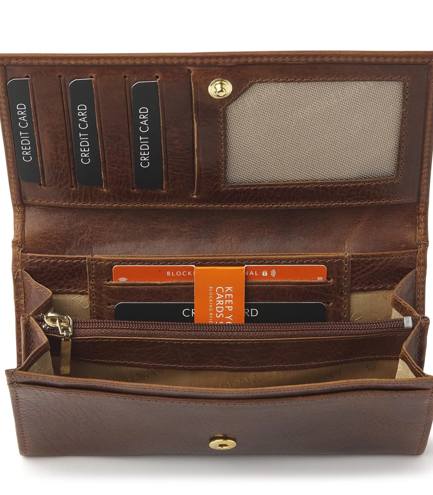 dR Amsterdam Damesportemonnee camel Sale
