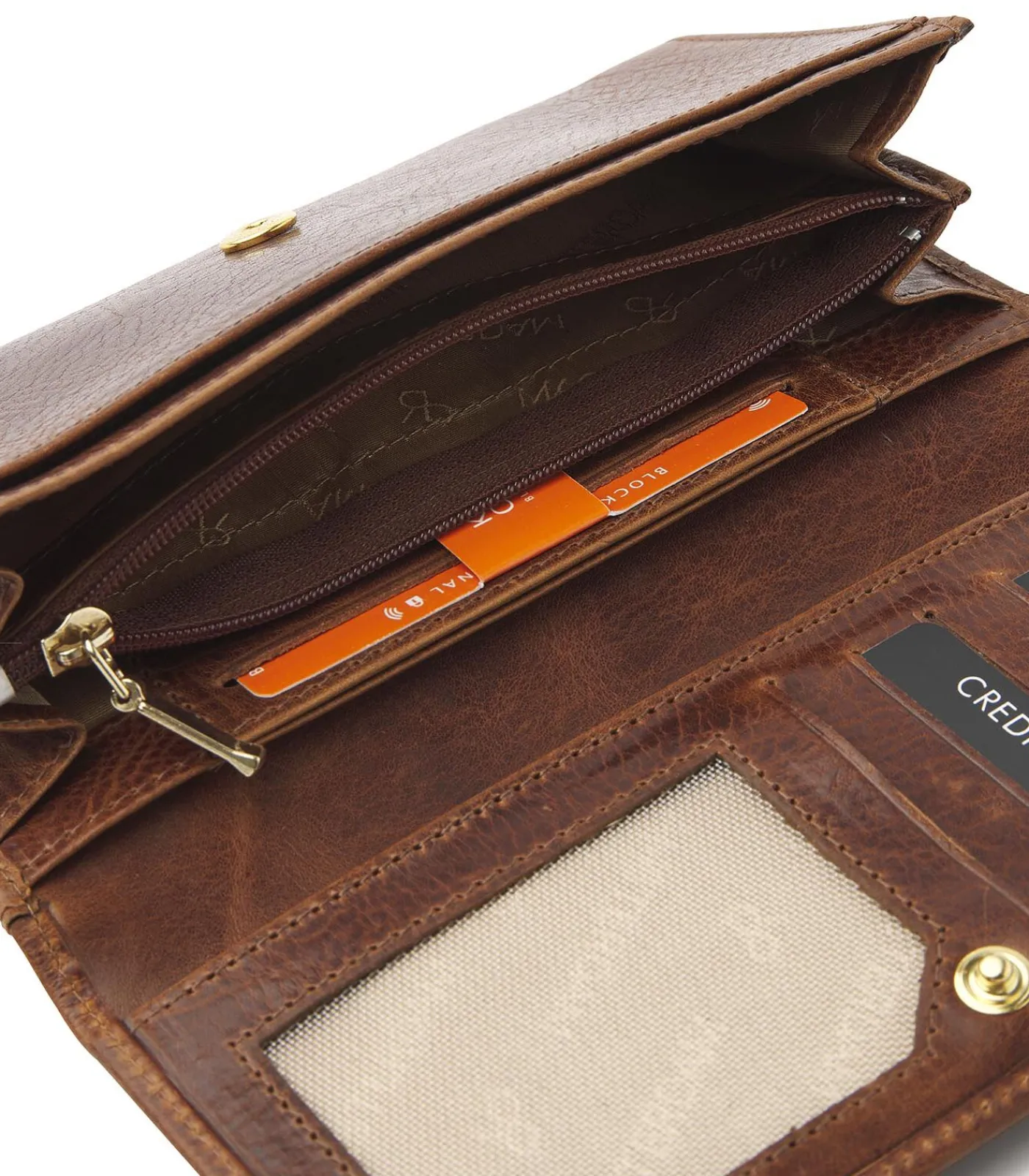 dR Amsterdam Damesportemonnee camel Sale