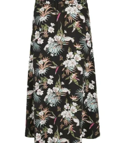 Urban Classics Damesrok viscose midi black Clearance