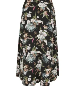 Urban Classics Damesrok viscose midi black Clearance