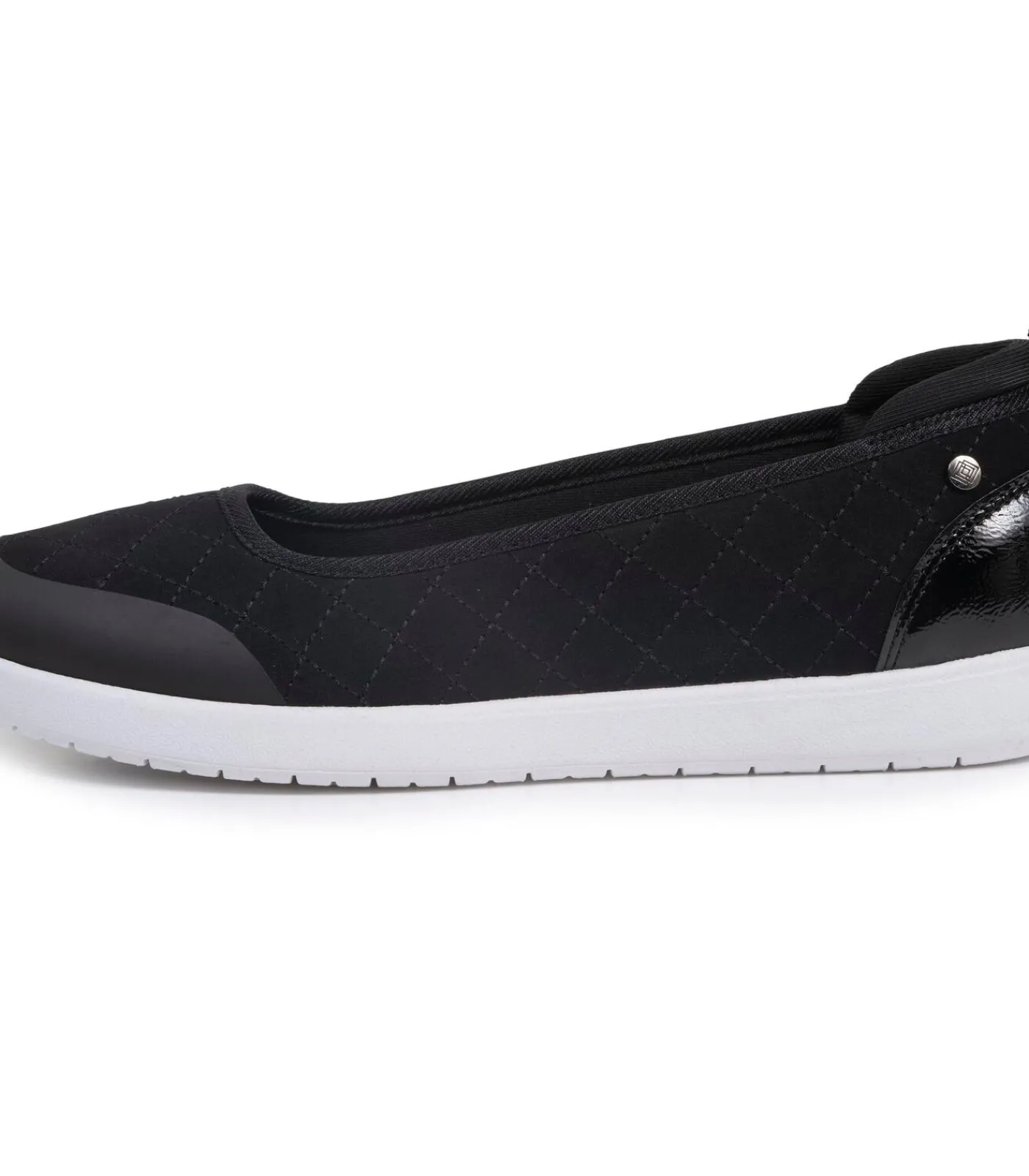 ISOTONER Damesslip ballerina's Zwart Gewatteerd black Discount