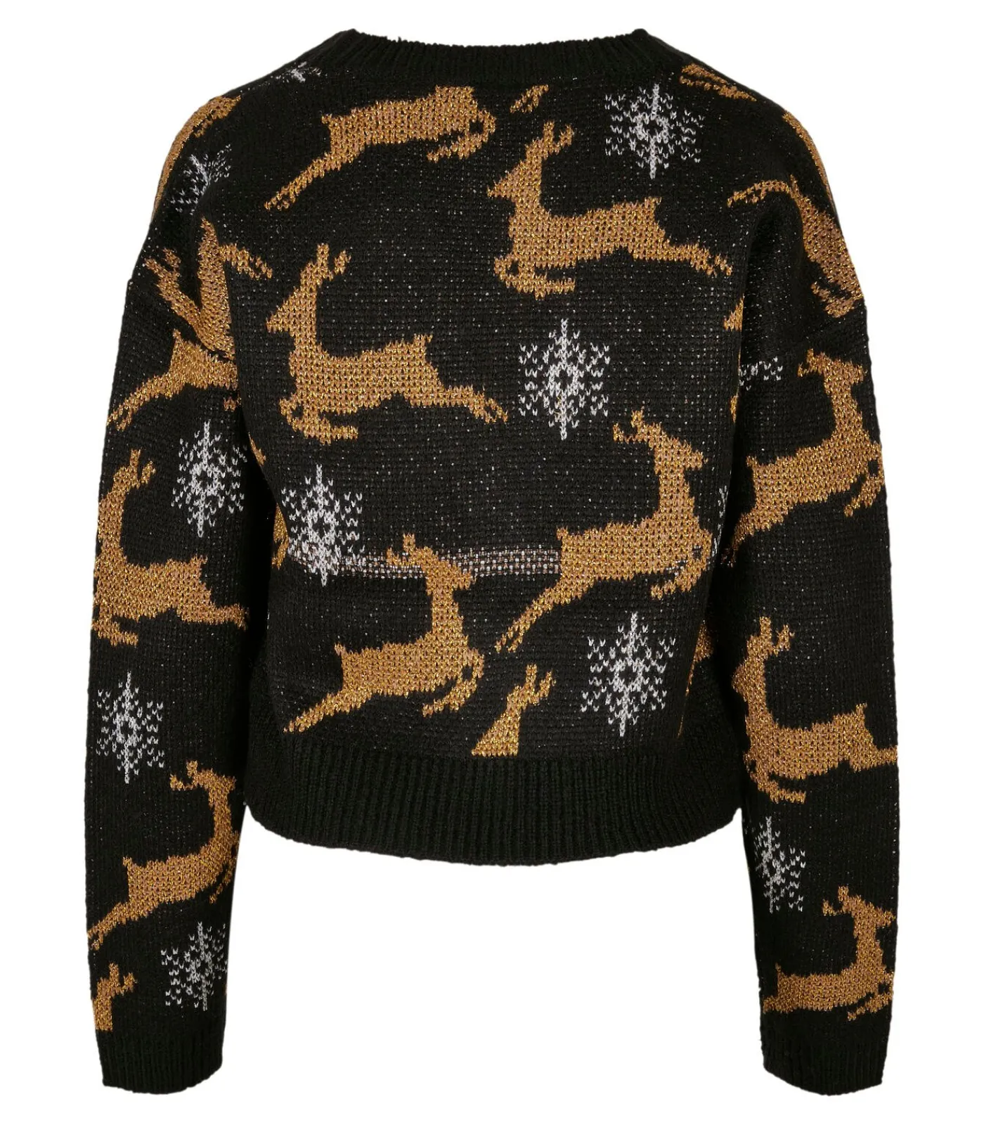 Urban Classics Damesvest oversized christmas (GT) black Outlet