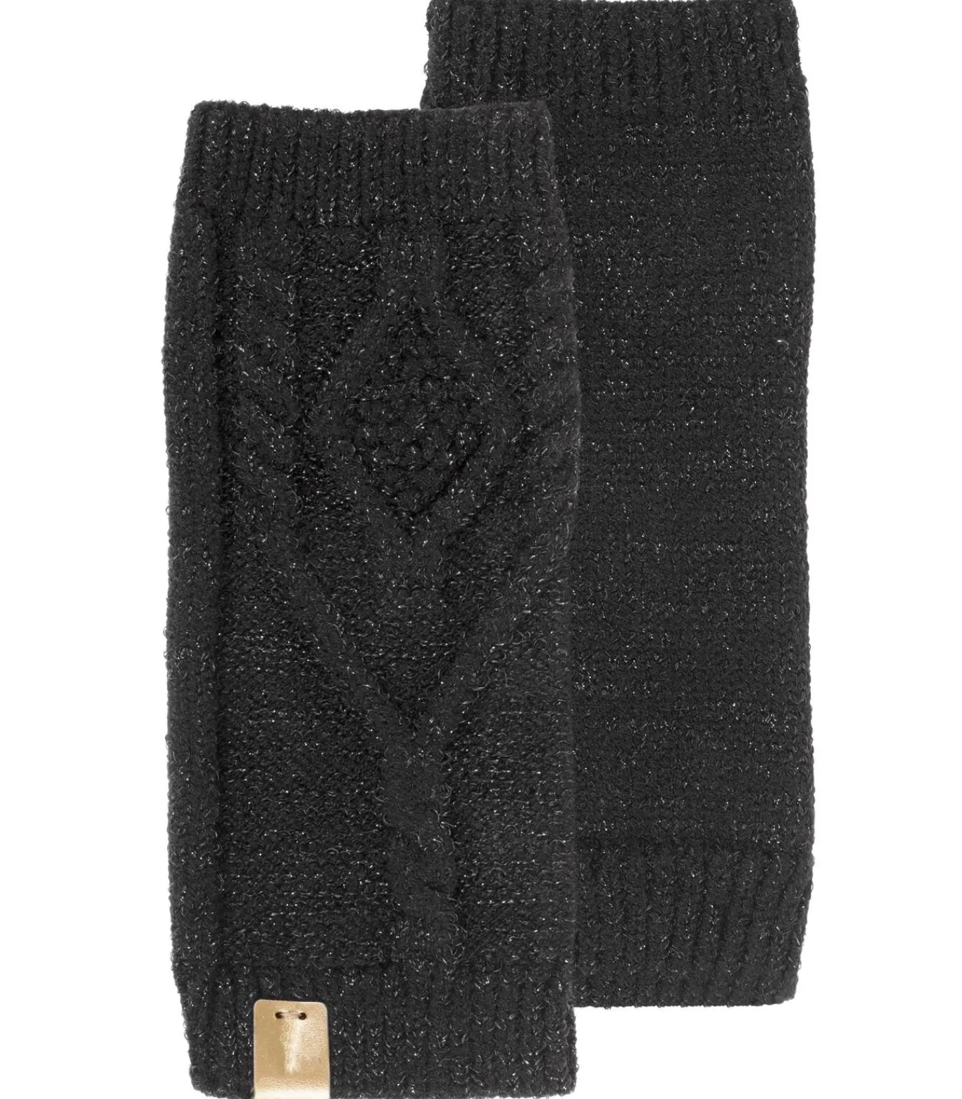 ISOTONER Dameswanten Soft Touch lurex mesh Zwart black Sale