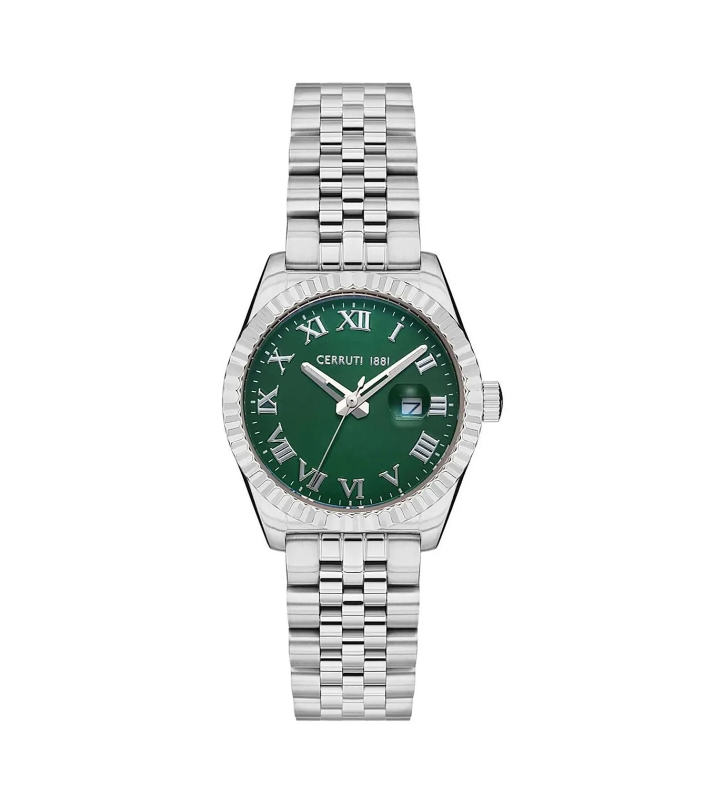 Cerruti 1881 Datum horloge Baccio Green - Silver green/silver New