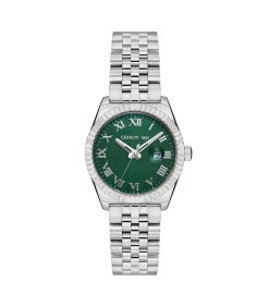 Cerruti 1881 Datum horloge Baccio Green - Silver green/silver New