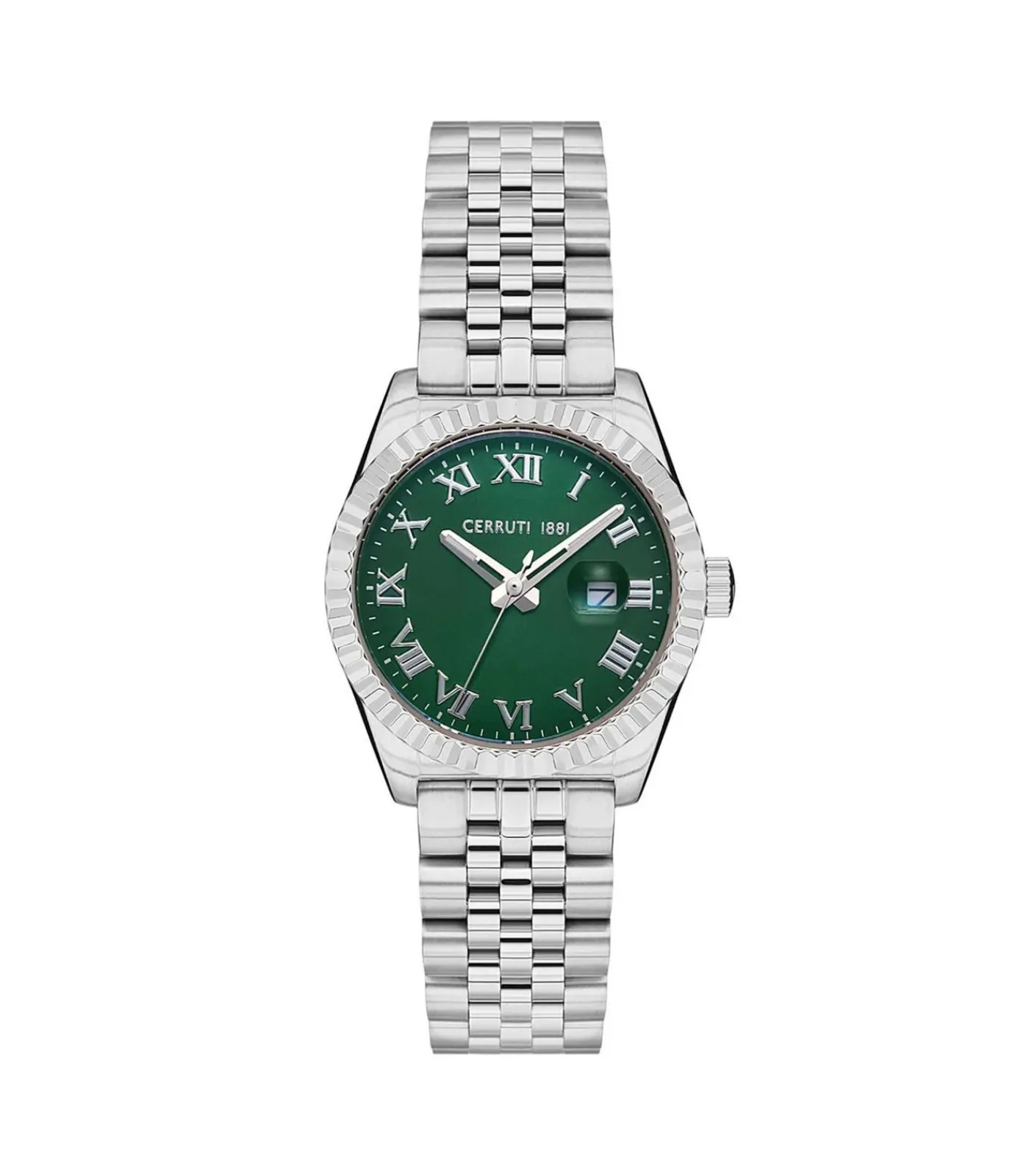 Cerruti 1881 Datum horloge Baccio Green - Silver green/silver New