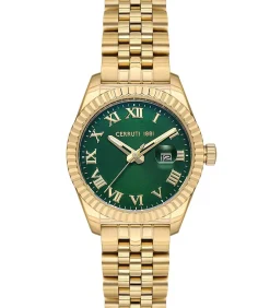 Cerruti 1881 Datum horloge Baccio Green - Gold green/gold Discount