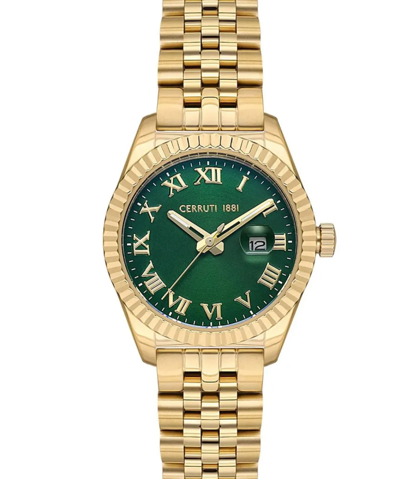 Cerruti 1881 Datum horloge Baccio Green - Gold green/gold Discount