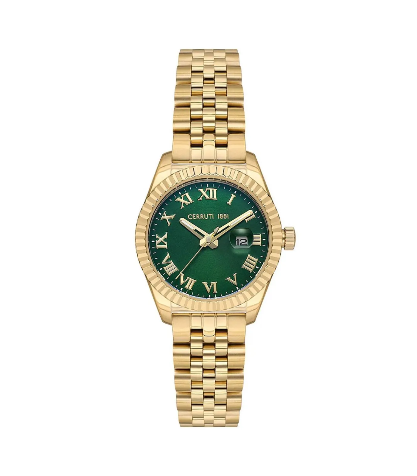 Cerruti 1881 Datum horloge Baccio Green - Gold green/gold Discount