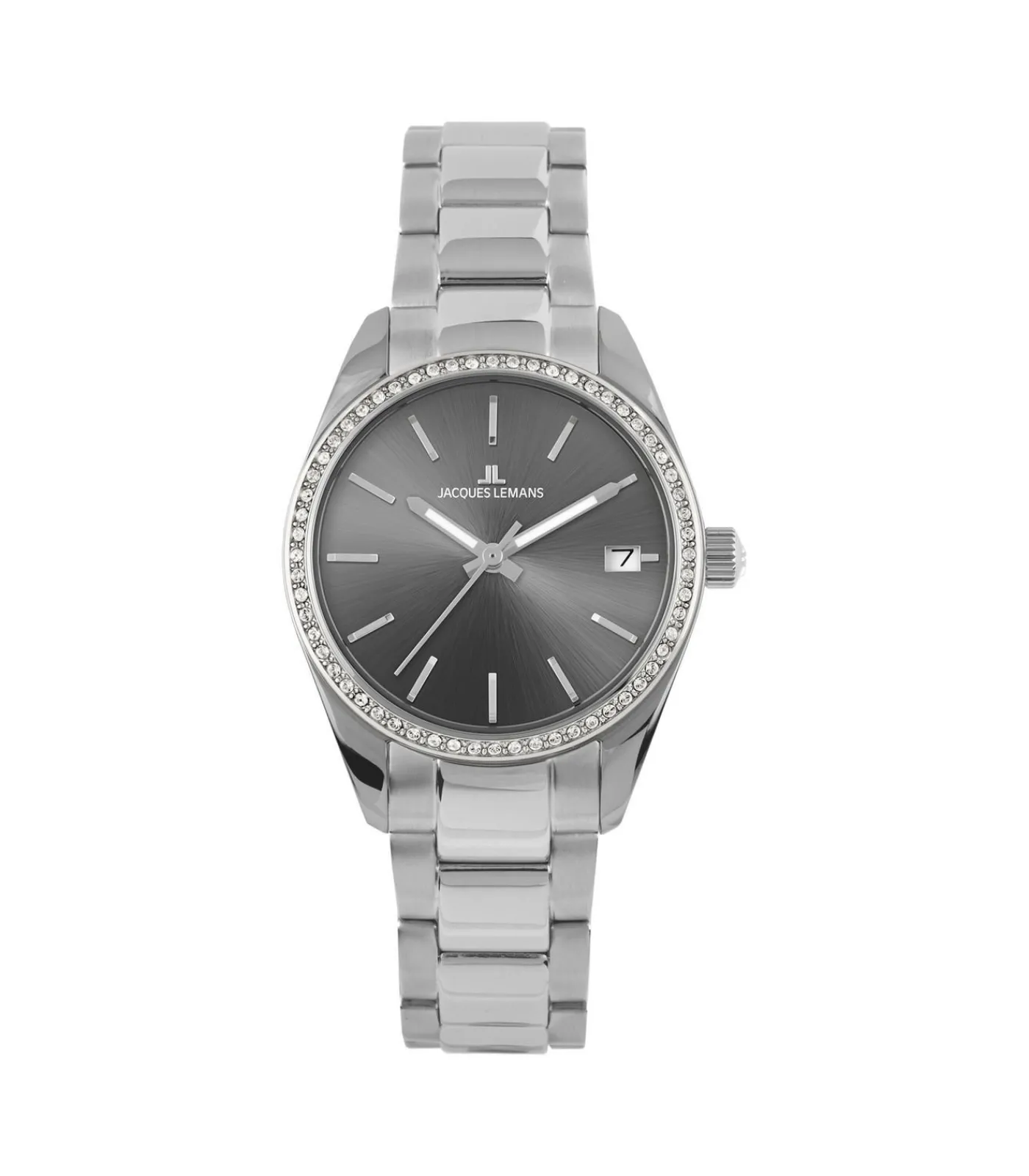 Jacques Lemans Datum horloge Derby Grey gray Outlet