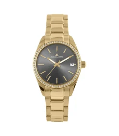 Jacques Lemans Datum horloge Derby Grey - Gold gray/gold Hot