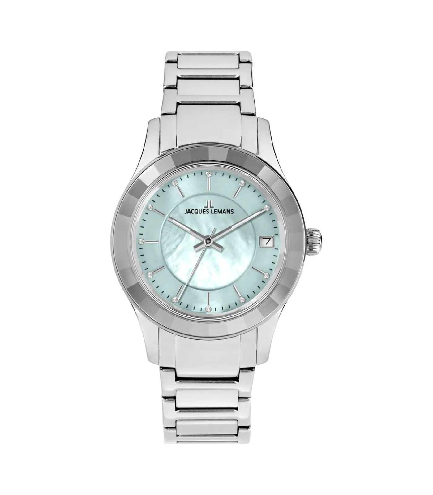 Jacques Lemans Datum horloge Venice blue Clearance