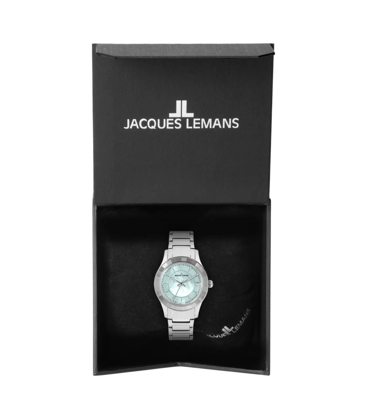 Jacques Lemans Datum horloge Venice blue Clearance