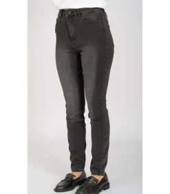 TeeShoppen De Originele Performance Skinny Jeans - Gewassen Zwarte Denim black Best