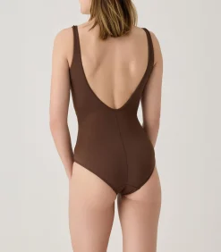 Janine Robin 1-delig badpak met verstelbare cups Idylle brown Sale