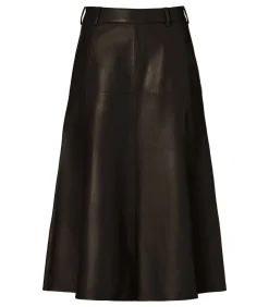 Mart Visser Delilah Leren Rok Donkerbruin darkBrown Best