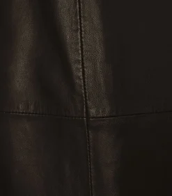 Mart Visser Delilah Leren Rok Donkerbruin darkBrown Best