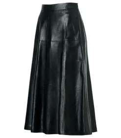 Mart Visser Delilah Leren Rok Zwart black Sale