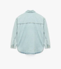 Koton Denimblouse met Knoopsluiting en Zakdetail Indigo