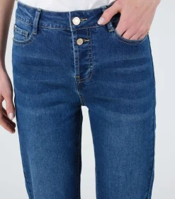 Deeluxe DJENA - Afgewassen mom jeans blue New