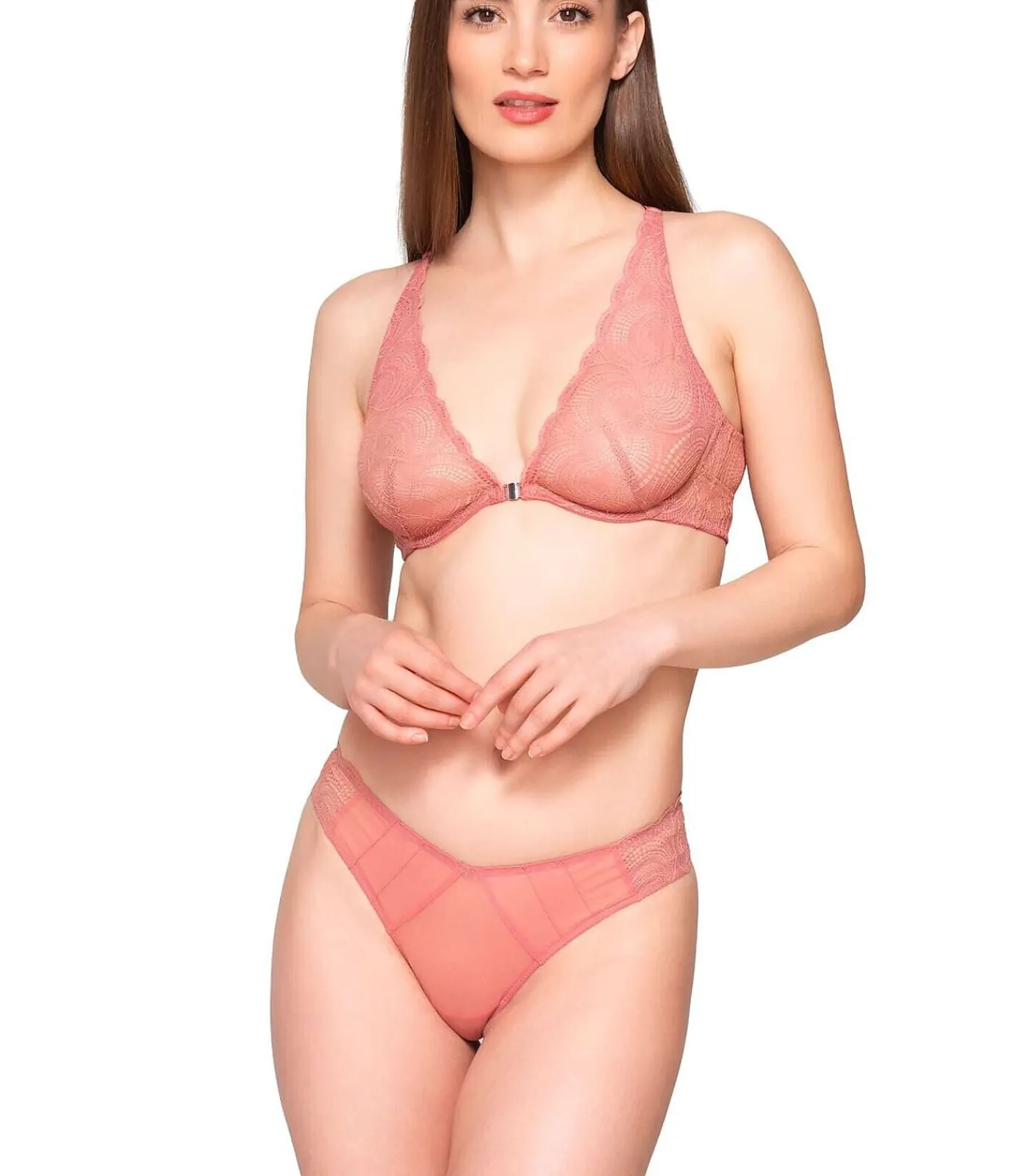 LUNA Driehoekbeha met beugel PEARL pink Clearance
