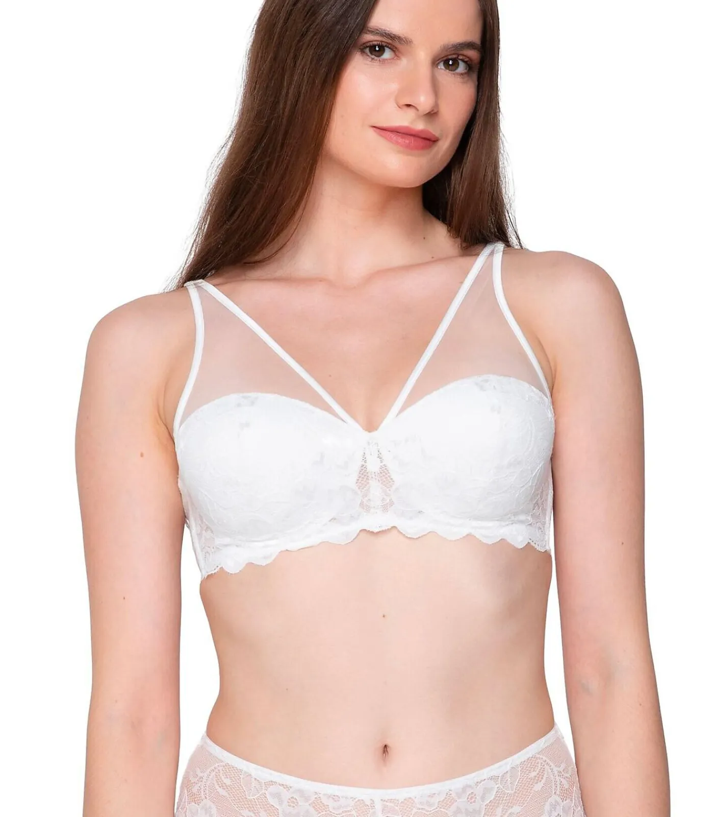 LUNA Driekwart balconnet bh PANDORA white Online