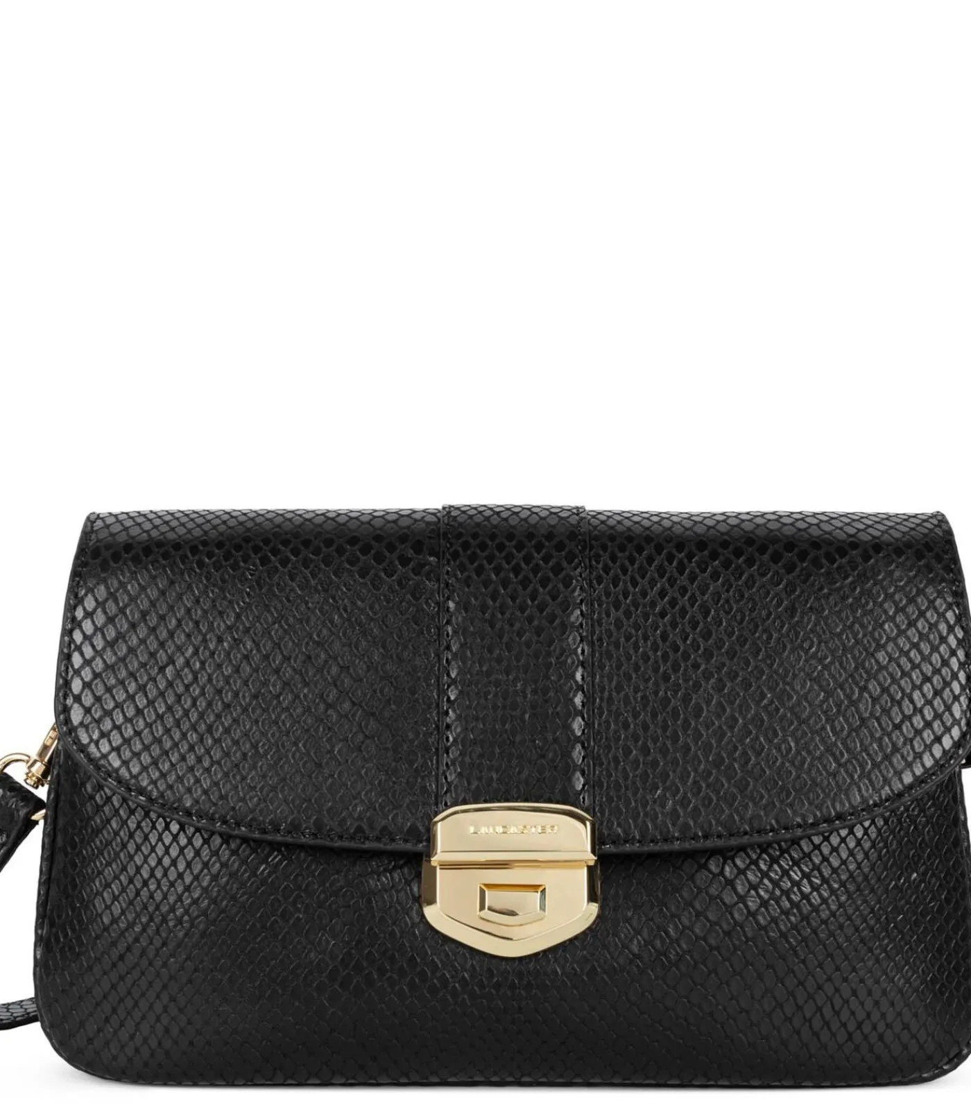 LANCASTER Dubbele etui - Python Fia black Sale