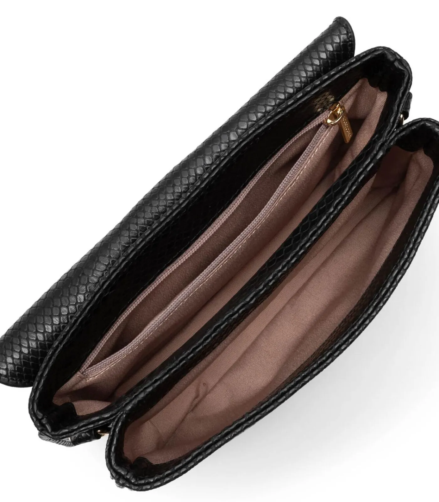 LANCASTER Dubbele etui - Python Fia black Sale