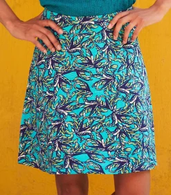 La Fiancée Ecovero flowing short skirt JANET blueJeans Online