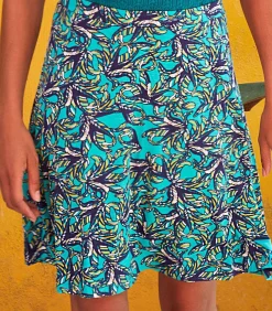 La Fiancée Ecovero flowing short skirt JANET blueJeans Online