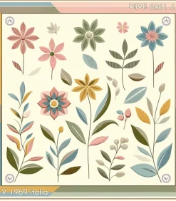 V1969 Eenvoudige Nature zijdendoek multicolor Sale
