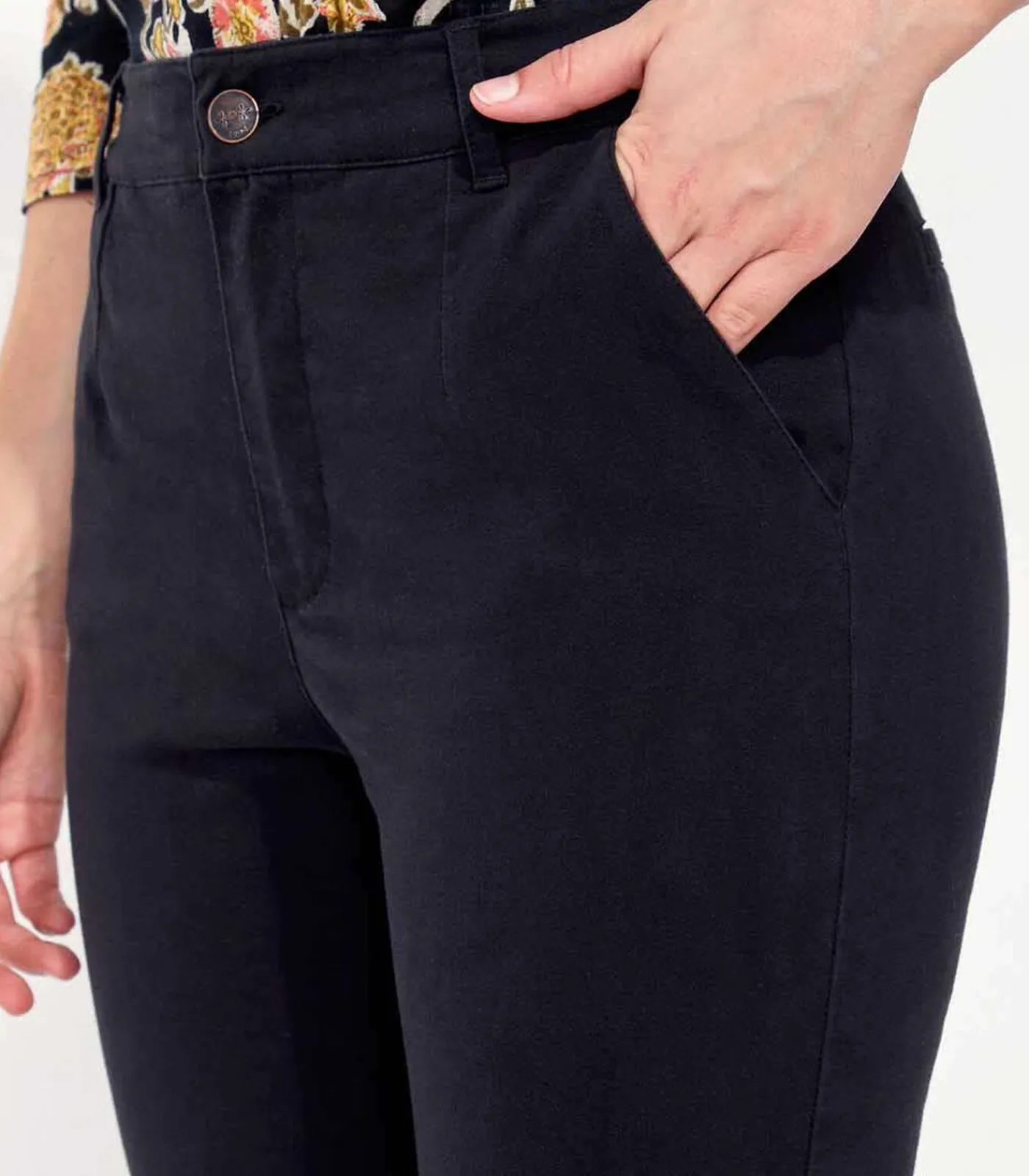 La Fiancée Effen chino broek MALDA black Online