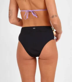 Oxbow Effen hoge taille met geknoopte zijkanten VICTORIA black Online