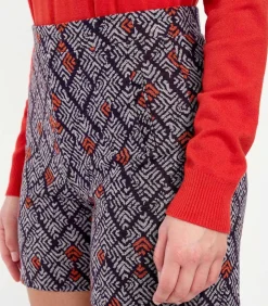 La Fiancée Elastische broek met print SACHIN violet Discount