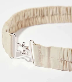 La Fiancée Elastische katoenen tailleband BELT beige