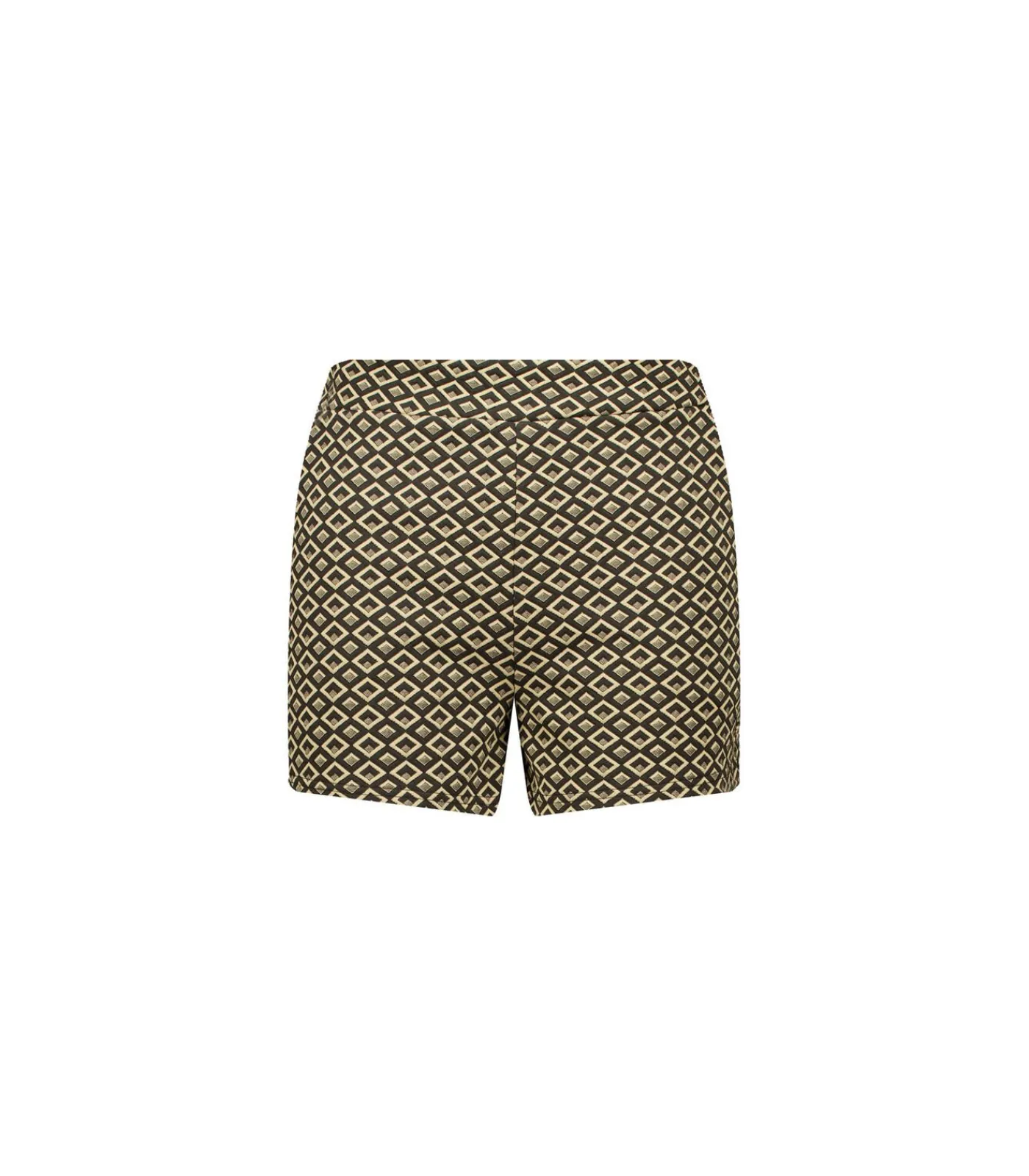 Deeluxe ELERIA - Shorts met geometrisch patroon voor dames black