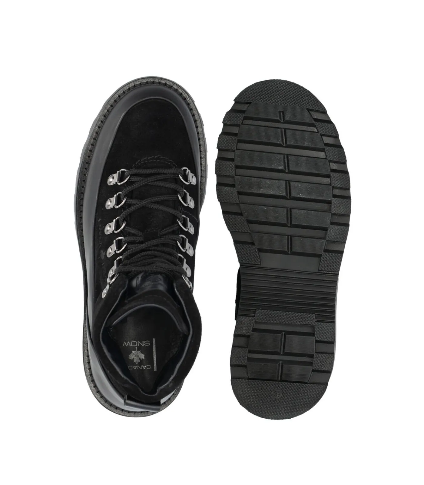 Canada Snow Enkellaarsjes Met Veters “MOUNT GIA” black Best
