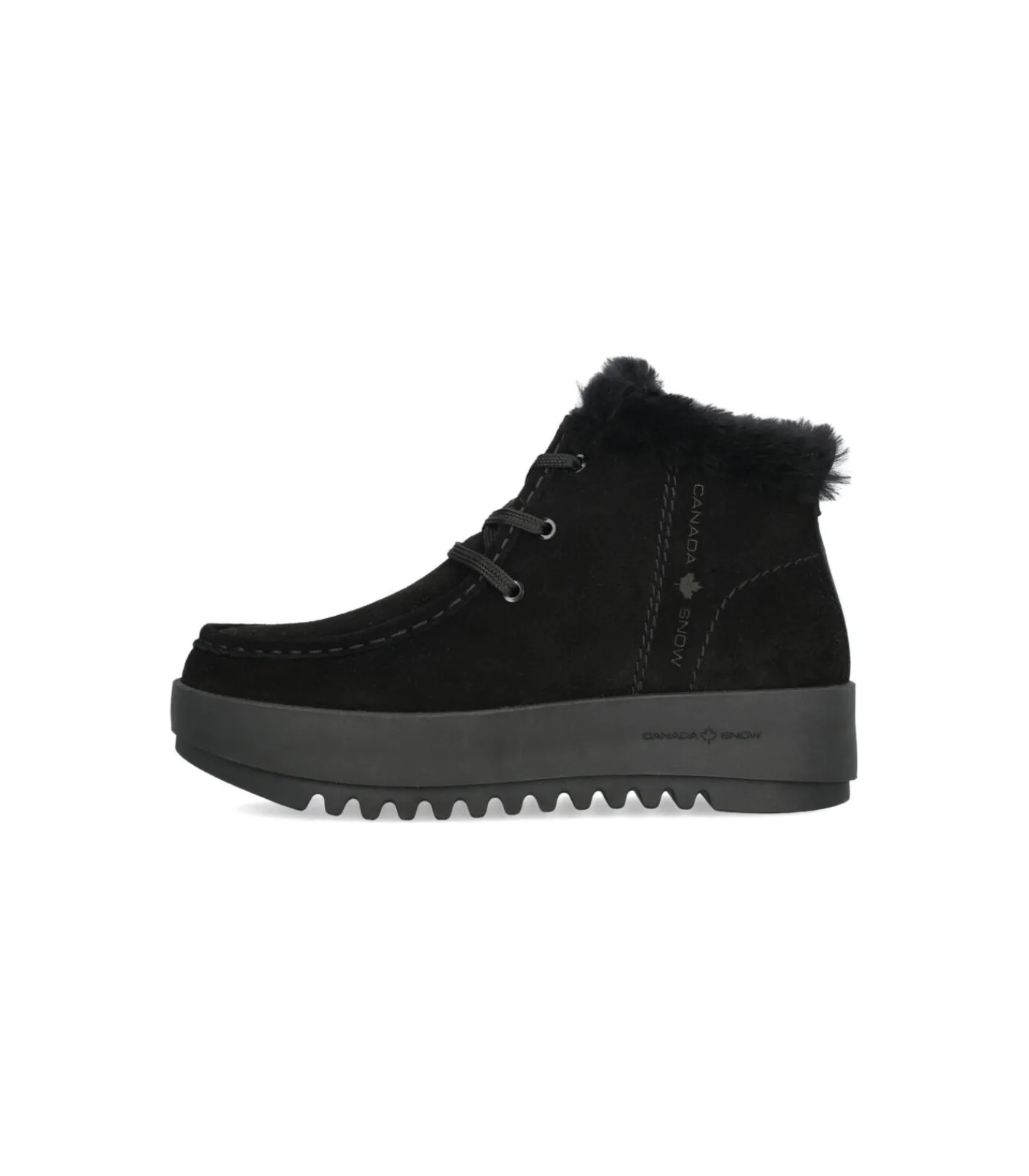 Canada Snow Enkellaarsjes Met Veters “MOUNT MARTY” black Clearance